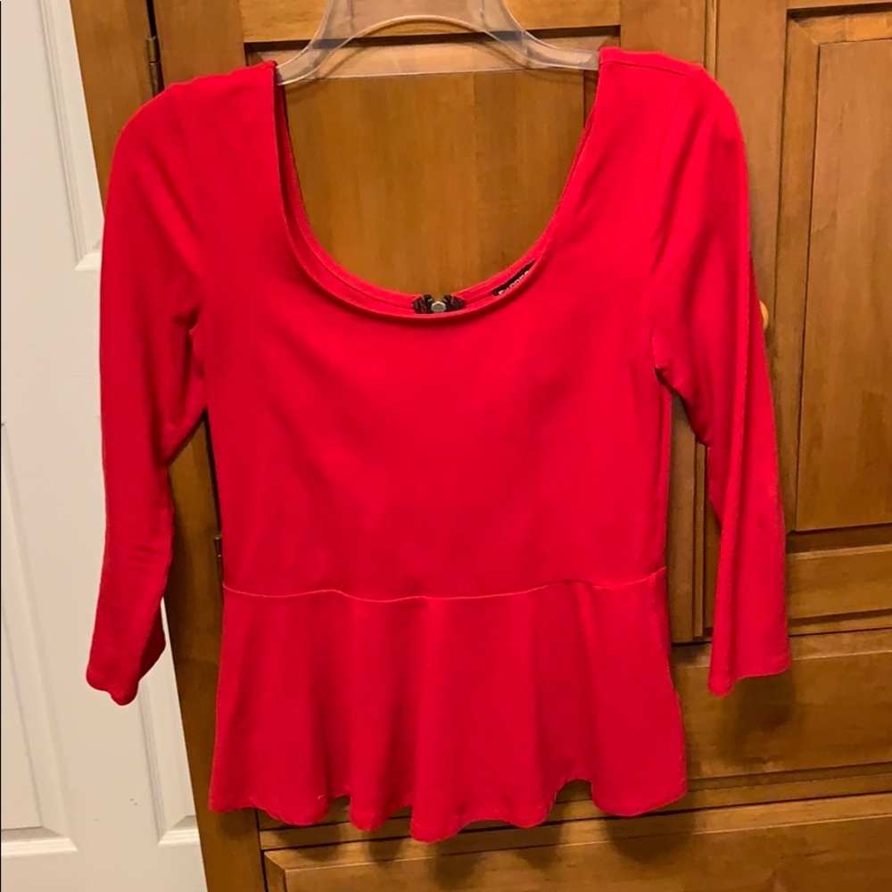 Express peplum blouse